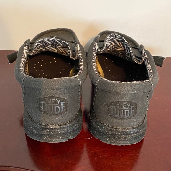 Hey Dude Men's Dark Gray Loafers - Picture 2 of 4